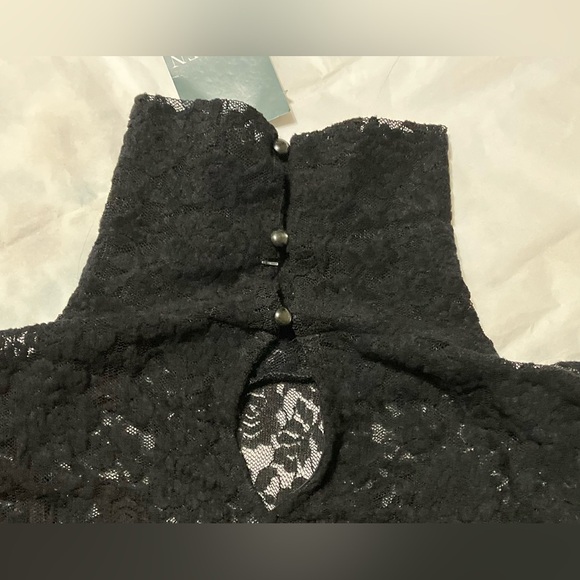 Ralph Lauren Black Lace Blouse - Picture 4 of 9